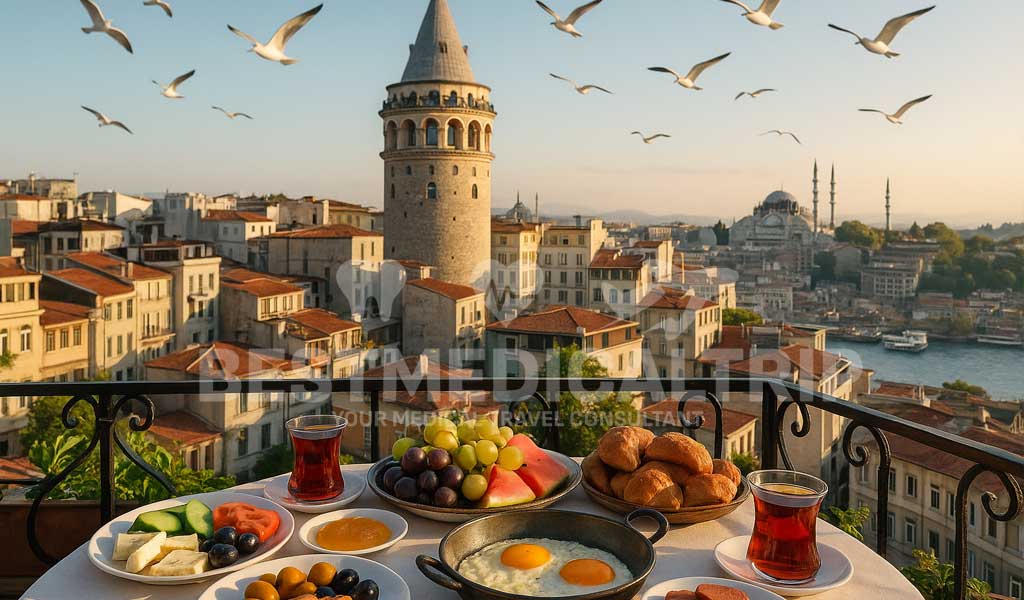 Rooftop Breakfast in Istanbul