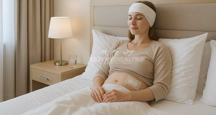 Healing comfort after labiaplasty
