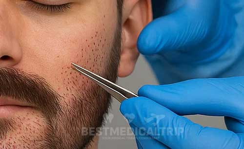 Post-op Beard Line